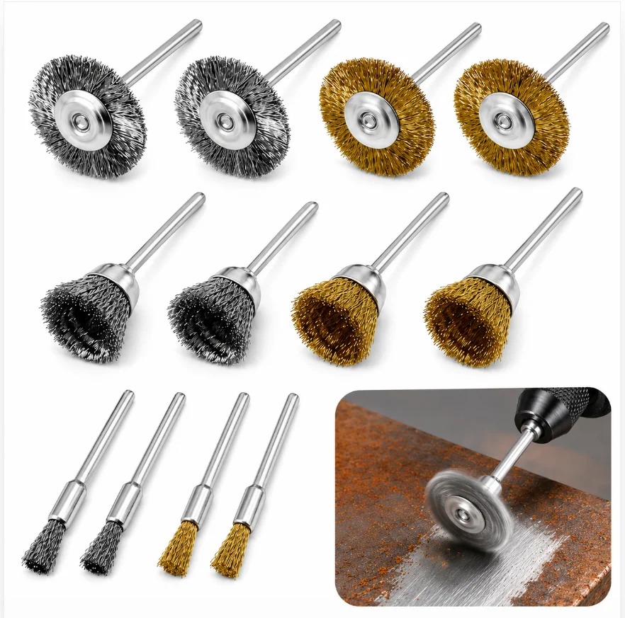 Nozzle Brass - Set di 12 Spazzole in Ottone