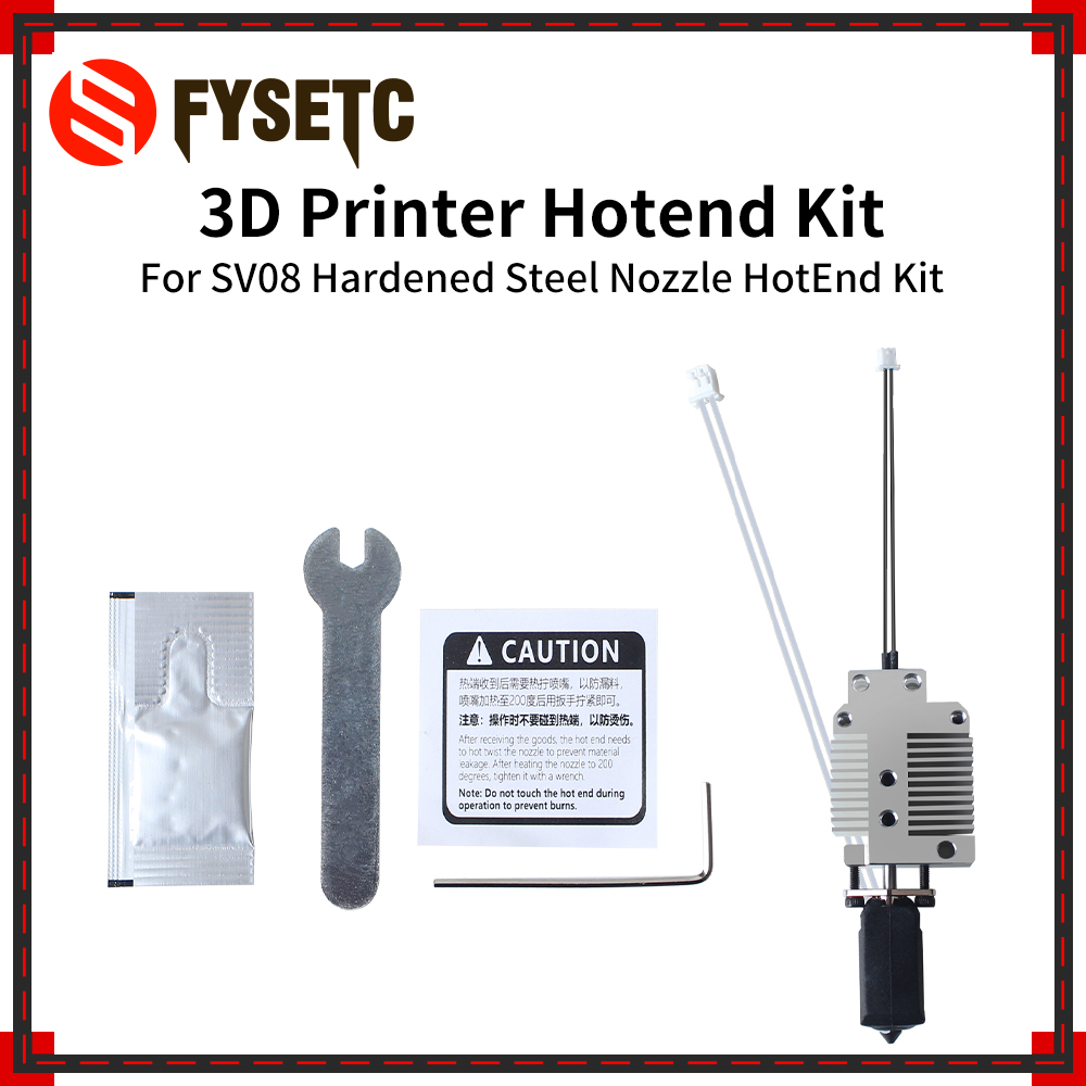 Hotend 0.4Mm - Kit HotEnd con ugello in acciaio