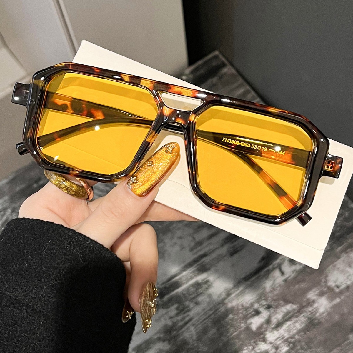 Uv Resin - Nuovi Occhiali da Sole Retrò Quadrati