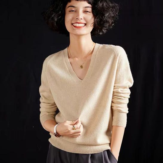 Resin Vat - Pullover da donna in puro cashmere