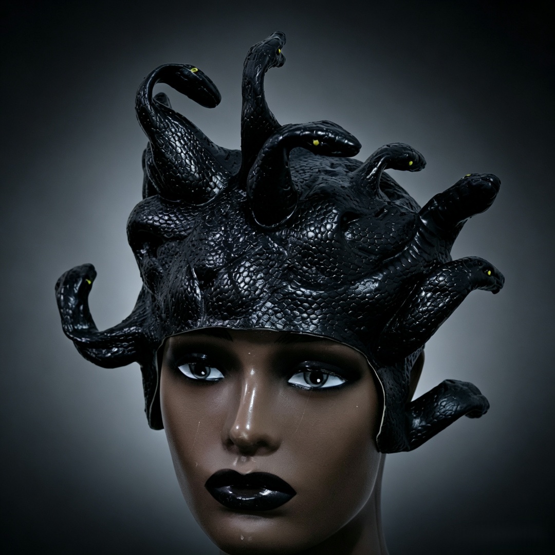 Cobra Extruder - Maschera in lattice Medusa, maschera cosplay