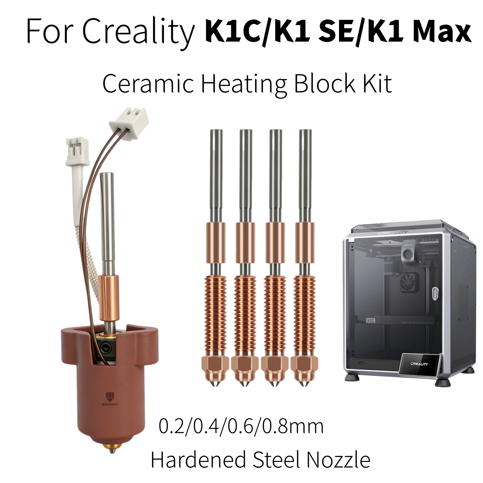 Hotend Assembly - Hotend per Creality K1C K1 MAX