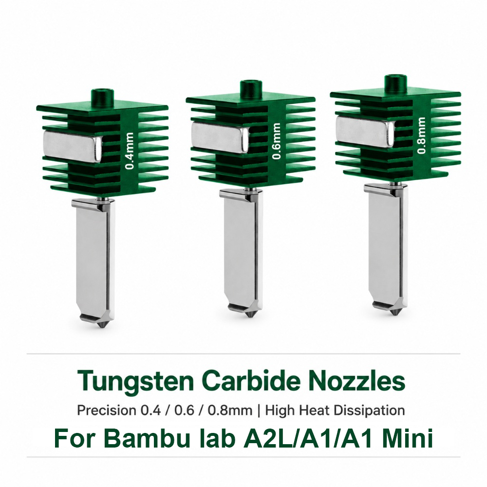 Nozzle Tungsten - Hotend Integrato Aggiornato per Bambu Lab