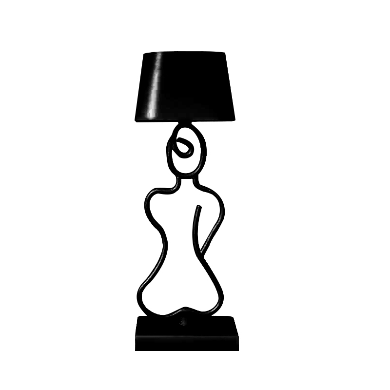 Glass Bed - Lampada da Tavolo LED Moderna Ricaricabile