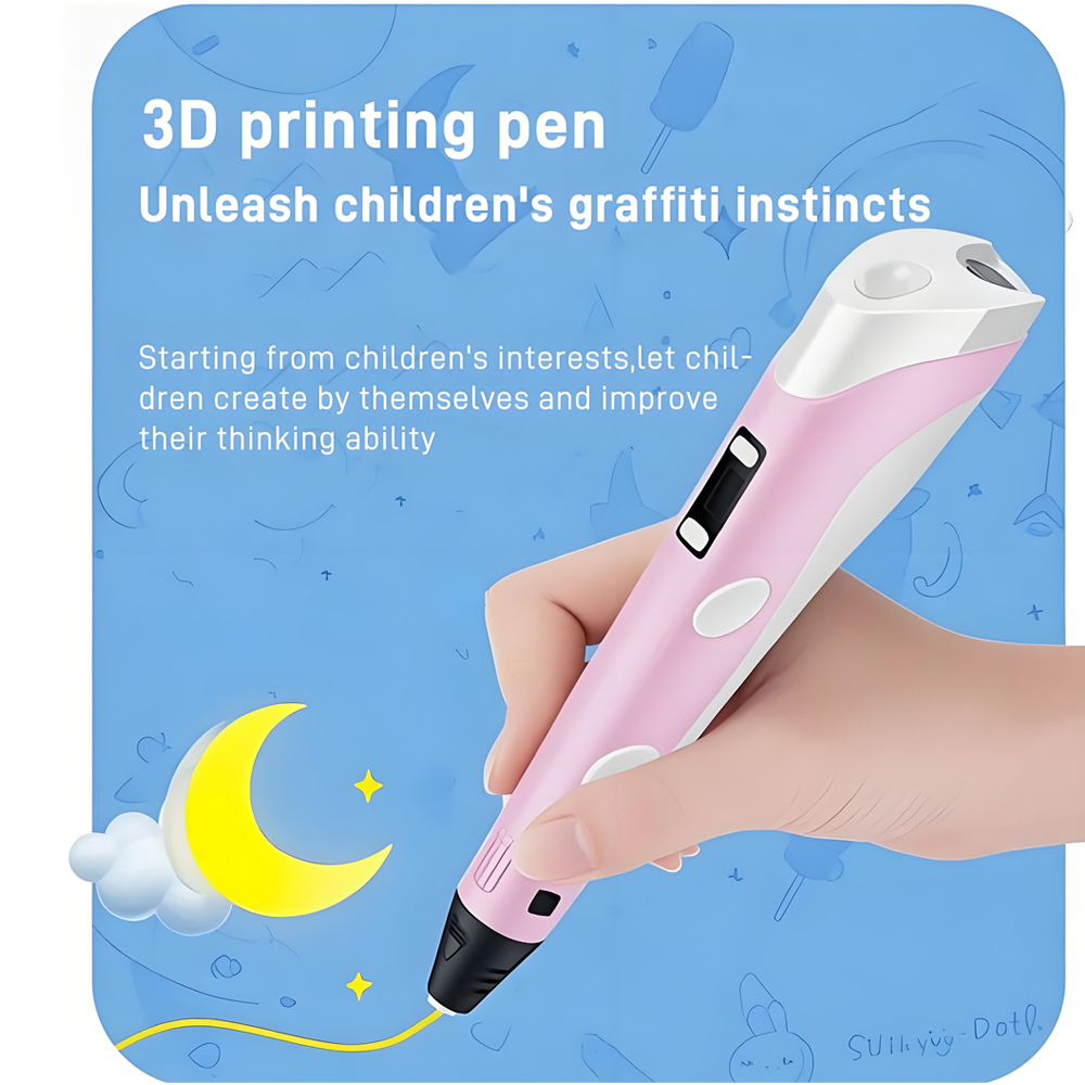Penna 3D con schermo LCD compa - Pla Filament recensione e prezzo