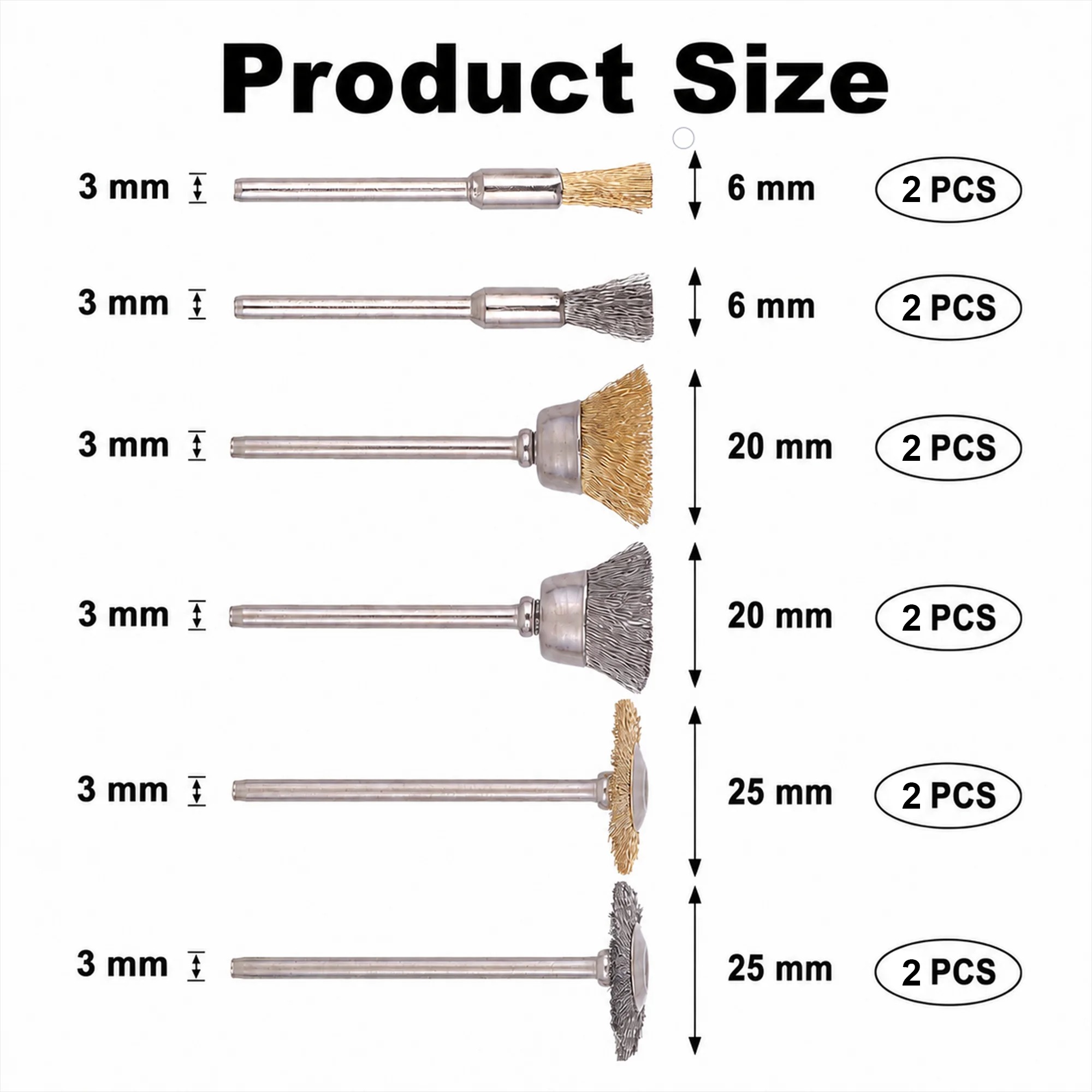 Set di 12 Spazzole in Ottone e - Nozzle Brass recensione e prezzo