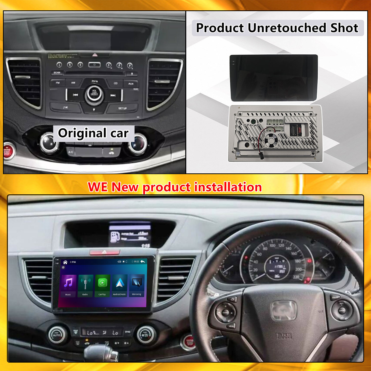 Autoradio modificata per Honda - Cr Touch recensione e prezzo