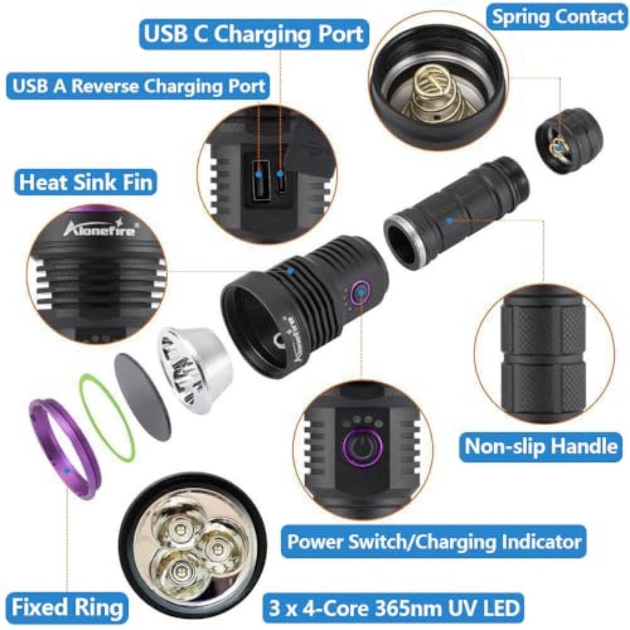 Torcia UV SV43 36W 365nm Ricar - Uv Resin recensione e prezzo