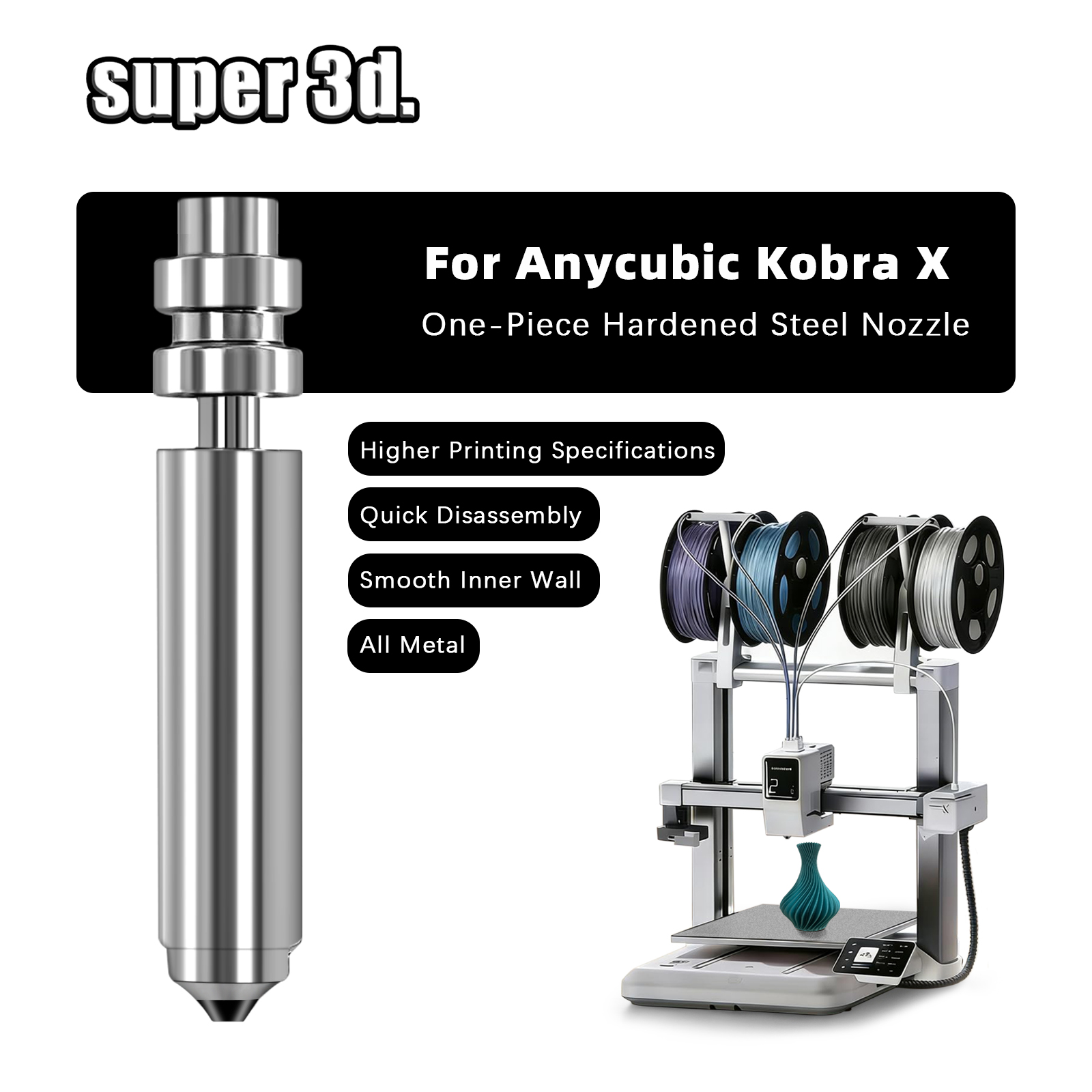 Ugello Bimetallico Anycubic Ko - Cobra Extruder recensione e prezzo