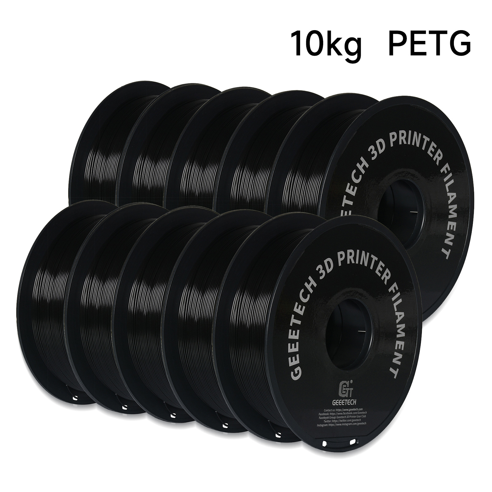 GEEETECH 10 kg in una scatola  - Filament 1.75 recensione e prezzo